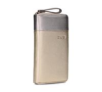 Zwei Monedero para Mujer Eva EV2, Cartera Larga, 15 Compartimentos para Tarjetas, Compartimento Visual, 2 Compartimentos para Billetes, Monedero con Compartimento para Monedas y Cremallera Alrededor