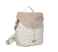 Zwei Olli OR8 - Mochila pequeña para mujer, 5 litros, aspecto de piel, estilo vintage, resistente, impermeable, compartimento principal con cremallera, leopardo, Einheitsgröße, Retro