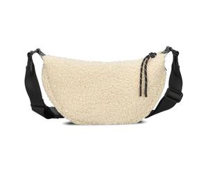 Zwei Teddy Bolsa de hombro 30 cm beige