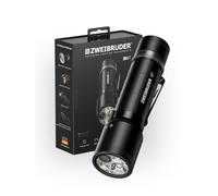 Zweibrüder ZB6T Linterna LED Alta Potencia 3000 Lúmenes, Auto Focus