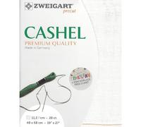 Zweigart 28 hilos de lino Cashel blanco envejecido 50 x 70 cm - Fat Qtr