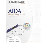 Zweigart Rama Tipo Precut Aida Col. 101 Corte de plástico, 48 x 68 cm