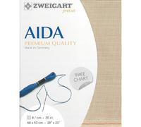 Zweigart Rama Tipo Precut Aida Extra Fine Col.306 Corte de plástico, 48 x 68 cm