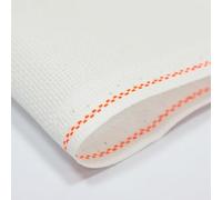 Zweigart Tela Aida de 16 unidades, color blanco nieve (100), 19.7 x 59 pulgadas, tela de algodón de primera calidad para punto de cruz, bordado y manualidades de costura