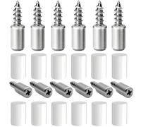 Zwenjuan 50 Piezas Clavijas De Soporte Baldas Armario,Ø7.5mm Soporte de Baldas,con Protector De Goma, Perno de Soporte de Estantería,Clavijas de Soporte Baldas Armario para Muebles,Armarios