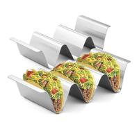 Zwenjuan Soporte para Tacos,2 PCS Soporte para Tacos Mexicanos Soporte para Estante de Tacos con Asas,Soporte para Hot Dogs,Tacos,Sándwiches y Salchichas