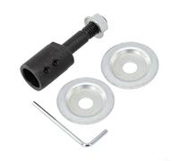 ZWEquipint 1 juego de adaptadores de husillo para pulido de molienda, 5 16 mm, para conversión de taladro eléctrico a rueda de amoladora de banco (16 mm)