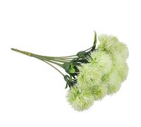 ZWEquipint Bolas de flores de diente de león de imitación de 26 cm con 5 cm de diámetro, plantas artificiales de plástico para decoración del hogar, boda, fiesta, jardín, restaurante, 10 unidades en