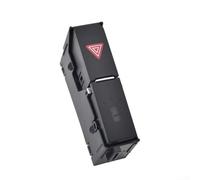 ZWEquipint Botón indicador de interruptor de luz de peligro, para Toyota para Land Cruiser Prado 2009-2017 OEM 83160-60060 plástico negro reemplazo directo función estable
