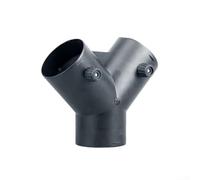 ZWEquipint Conector de manguera de secadora en forma de Y de 75 mm con válvulas ajustables para calentador de estacionamiento, compatible con Webasto, material resistente al calor, divisor de flujo de