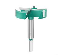 ZWEquipint Cortador de agujeros de carpintería de 3 bordes, brocas de bisagra de acero de alto carbono con vástago hexagonal para madera contrachapada de plástico, 16-60 mm (60 mm)