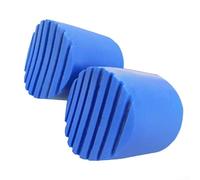 ZWEquipint Cubiertas antideslizantes para escaleras redondas de aluminio de 48 mm y 52 mm, almohadillas de goma con bordes profundos para una máxima estabilidad y agarre, instala accesorios de