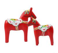 ZWEquipint Estatua para Caballo Dala Artesanal Estatua para Caballo Dala | para madera natural, sueco auténtico, detalles pintados a mano, para ideal salón oficina, 23cm alto