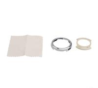 ZWEquipint Funda protectora de acero inoxidable para Amazfit Active 2 Sapphire Edition, cubierta de marco de anillo de bisel de metal, protector de carcasa dura, plata (plata)