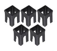 ZWEquipint Insertos de tubo cuadrado convertidor de manga de 50 mm a 38 mm, adaptador interior de plástico para equipos de fitness, tubos deslizantes, reductor a prueba de ruido para ajuste de altura