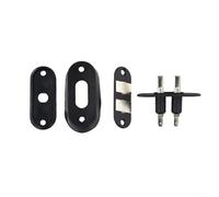 ZWEquipint Interruptor de contacto de bloqueo de puerta corredera negro para sistemas de bloqueo centralizado de furgoneta, compatible con puertas correderas y portón trasero, 12 x 10 x 1 cm