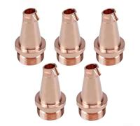 ZWEquipint Juego de 5 boquillas de soldadura, puntas de contacto de cobre puro M16 x 35 mm, para alimentador de alambre, compatible con cable guía de 0,8 a 2,0 mm, accesorios de soldadura industrial