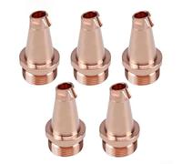 ZWEquipint Juego de 5 boquillas de soldadura, puntas de contacto de cobre puro M16 x 35 mm, para alimentador de alambre, compatible con cable guía de 0,8 a 2,0 mm, accesorios de soldadura industrial