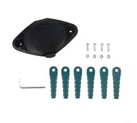 ZWEquipint Kit de carrete de cortacésped para Bosch 18-260 Grasscut 18/26/260, soporte de cabeza de césped de nailon con 6 cuchillas y 4 tornillos, pieza de repuesto F016800570