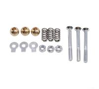 ZWEquipint Kit de reparación de pasador de bisagra de puerta trasera para Land Rover Defender 90 110 130, juego de repuesto de metal OEM 330953/7, plateado, paquete de 3