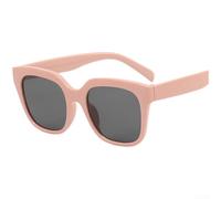 ZWEquipint Lentes de sol clásicos UV400 para mujer con marco de policarbonato ligero, cobertura completa para conducir, viajes y ropa de moda en rosa (D)