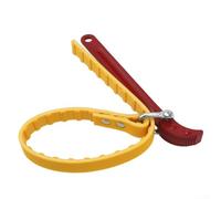 ZWEquipint Llave de cinturón ajustable de 267 mm, llave de correa de goma para extracción de filtro de aceite, reparación de tuberías y grifos, herramienta de mango de acero antideslizante para coche