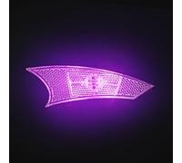 ZWEquipint Luces LED recargables para radios de bicicleta con sensor inteligente para bicicleta de montaña, carga USB, tiempo de funcionamiento de 20 horas, decoración de plástico ligero (rosa)
