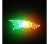 ZWEquipint Luces LED recargables para radios de bicicleta con sensor inteligente para bicicleta de montaña, carga USB, tiempo de funcionamiento de 20 horas, decoración de plástico ligero (colorido)
