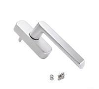 ZWEquipint Manija de la ventana del marco de la aleación de aluminio con la función del oscilación hacia adentro y de la inclinación, espacio del agujero de los 84Mm, acabado plateado oxidado para la