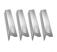 ZWEquipint Paquete de 4 protectores de placa de calor de acero inoxidable de 15 pulgadas para Dyna-Glo DGF510SSP, patio trasero GBC1460W, para parrillas de gas UNIFLAME, piezas de repuesto de cubierta