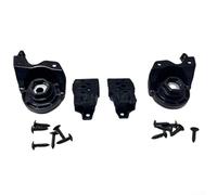 ZWEquipint Par de soportes delanteros para faros delanteros Q5 para modelos FY 2018-2020, repuesto negro ABS con números OEM 80A998121 y 80A998122