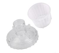 ZWEquipint Piezas de repuesto de bomba de piscina para 58397 58515 58516 58634, cubierta P6665 y juego de cesta de colador P6663, accesorios de filtro de arena de goma ABS, para una filtración