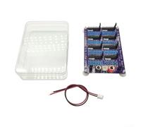 ZWEquipint Placa de resistencia programable 0.1Ω-9.9999999MΩ 0.1% Caja decimal de 8 segmentos con pines de cobre para calibración de multímetro, pruebas de laboratorio y depuración de ingeniería (0.1Ω