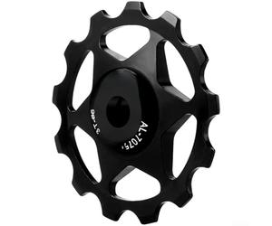 ZWEquipint Polea de cambio de bicicleta de aleación de aluminio con rodamientos de metal, rueda guía 11T 13T para bicicletas de montaña y carretera, diseño de dientes profundos para un cambio suave