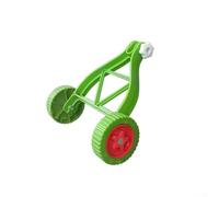 ZWEquipint Rueda de soporte ajustable verde para cortadora de césped, reduce la tensión del brazo y mejora la maniobrabilidad, accesorio de plástico para un fácil trabajo en el patio