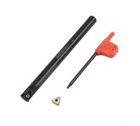 ZWEquipint SNR0010K11 Barra de perforación de roscado de torno interno con inserto 11NR AG60, herramienta de cromo vanadio para torneado CNC, vástago de 10 mm, dirección a la derecha