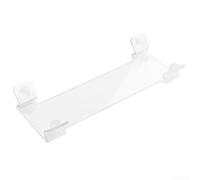 ZWEquipint Soporte acrílico para altavoz de escritorio para JBL Flip 5, soporte resistente para elevar la proyección de sonido, moderno para configuración de audio de oficina en casa, o blanco (es