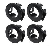 ZWEquipint Soporte de retención de sensor de estacionamiento negro,Set 4 piezas 89348-28100 para Toyota para clips de montaje de parachoques PDC,Piezas de repuesto de plástico