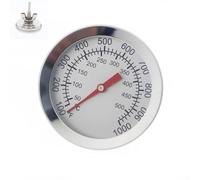 ZWEquipint Termómetro de parrilla de acero inoxidable para Weber para SPIRIT II 200/300, para SPIRIT E/S 210 220 310, serie Q, para GENESIS, plata/oro, resistente a la intemperie