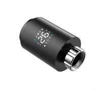 ZWEquipint Tuya - Válvula termostática inteligente para radiador, válvula termostática programable para Zigbee, color blanco (negro)