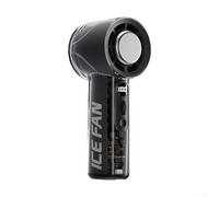 ZWEquipint Ventilador de refrigeración de mano de 100 velocidades con compresor de hielo, turbofán de 3000 mAh para flujo de aire de huracán, silencioso recargable por USB para mini ventilador con