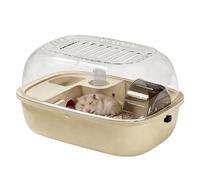 Zwerghamster Käfig - Belüftete Aufklappbare Oberseite | Praktisches Tragbares Gehege | Haustiermäuse Käfige Hamster Haus | Für Schlafzimmer Wohnzimmer Balkon Kleintier Zubehör