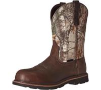 ZWESKUX Botas de vaquero para hombre con punta redonda bordada, botas occidentales tradicionales, botas de trabajo,44,Stamp Duty