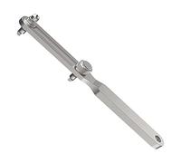 Zwfjcmsa 1 abridor de caja de reloj, ajustable, herramienta de extracción de espalda de reloj, metal plateado, reemplazo de batería, plata