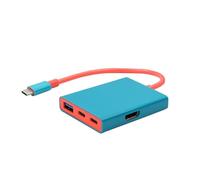 Zwfjcmsa 1 tarjeta de captura de video HD tipo C como se muestra en la imagen, entrada ABS 4K, cámara de juegos, grabación en , estación de acoplamiento USB 3.0