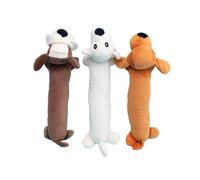 Zwfjcmsa 3 piezas de juguete interactivo para perros, juguete de peluche molar chirriante para perros, apto para mascotas, divertido juguete para masticar suministros para mascotas