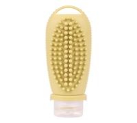 Zwfjcmsa Botella recargable de viaje de silicona con cepillo de limpieza, loción, recipientes de cosméticos para viajes, G