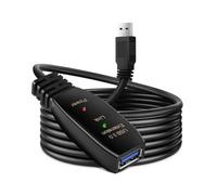 Zwfjcmsa Cable de extensión USB 3.0 para amplificador de señal tipo A macho a hembra, cable extensor para PC, portátil, cámara de conferencia, 10 m