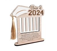 Zwfjcmsa Cartera de madera para graduación, regalo de temporada de graduación, cartera de madera, color