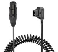 Zwfjcmsa D-Tap - Cable XLR macho a hembra de D-TAP macho a XLR hembra de para fuente de alimentación, adaptador de batería para cámaras, monitores, cable de resorte